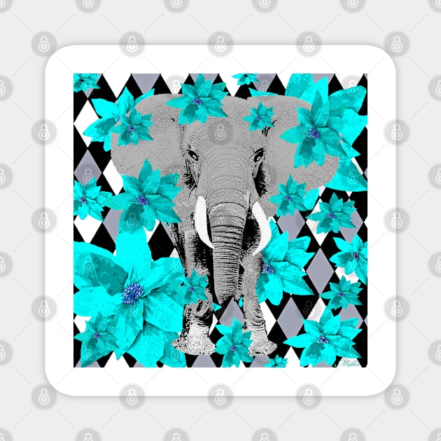 ELEPHANT Magnet by Overthetopsm