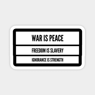 War is peace Magnet