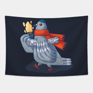 City Pigeon Tapestry