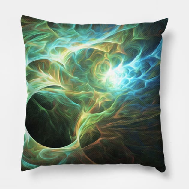 The Quantum Realm Pillow by Jason Ritchie