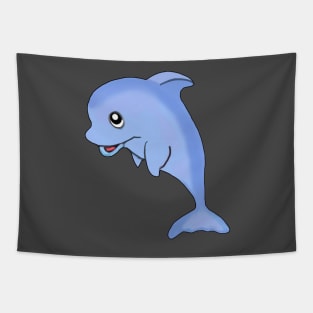 Cute Dolphin Tapestry