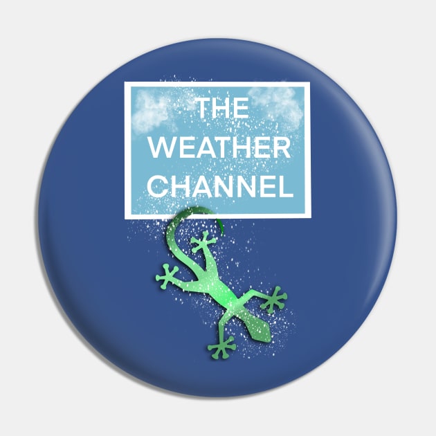 The Weather Channel Florida Green Iguanas Pin by AtkissonDesign