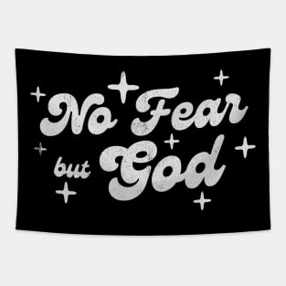 No fear but god Tapestry