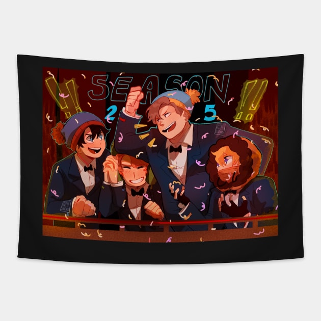 Season 25 Tapestry by emilyartstudios