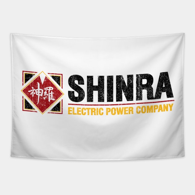 Shinra Electric Power Company (Variant) Tapestry by huckblade