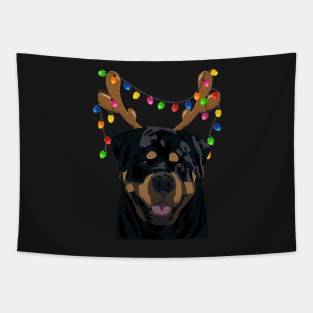 Rottweiler Christmas Tapestry