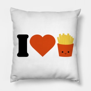 I love french fries Kawaii design Pillow