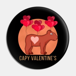 Capy Valentine's Pin