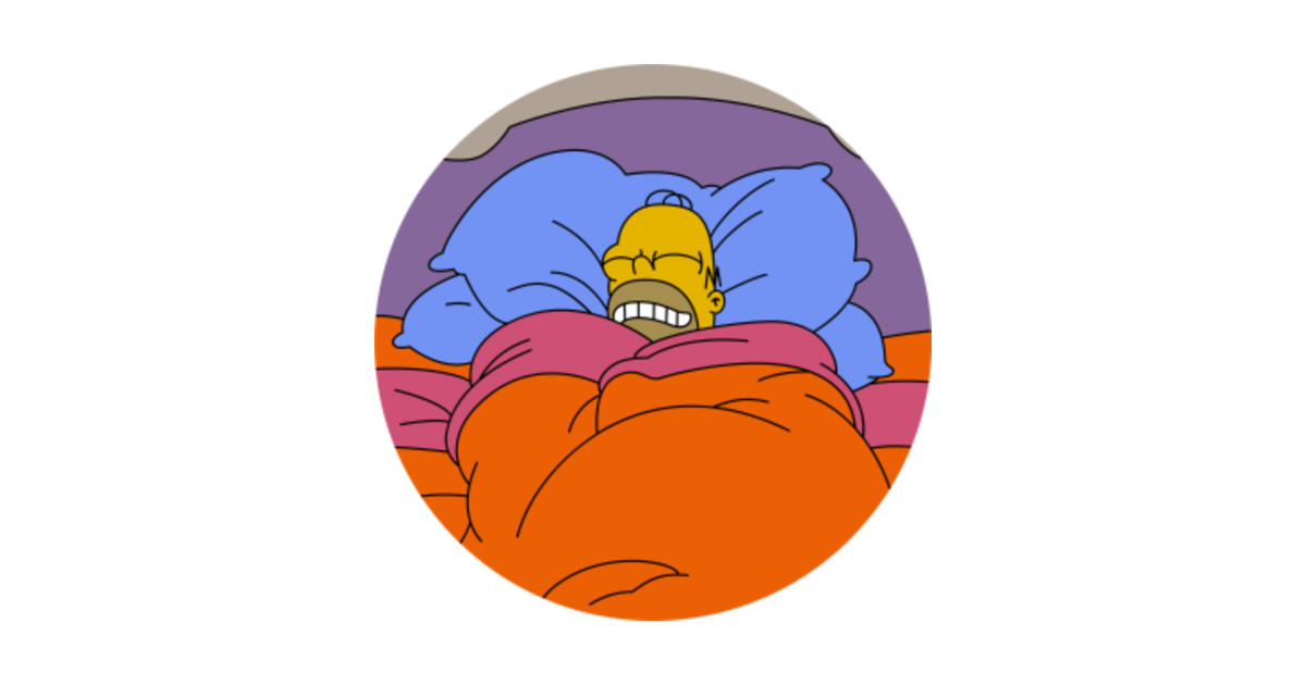Cinnamon Bun Homer Sticker TeePublic