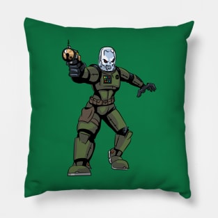 The Hunter from Outer Space! Pillow