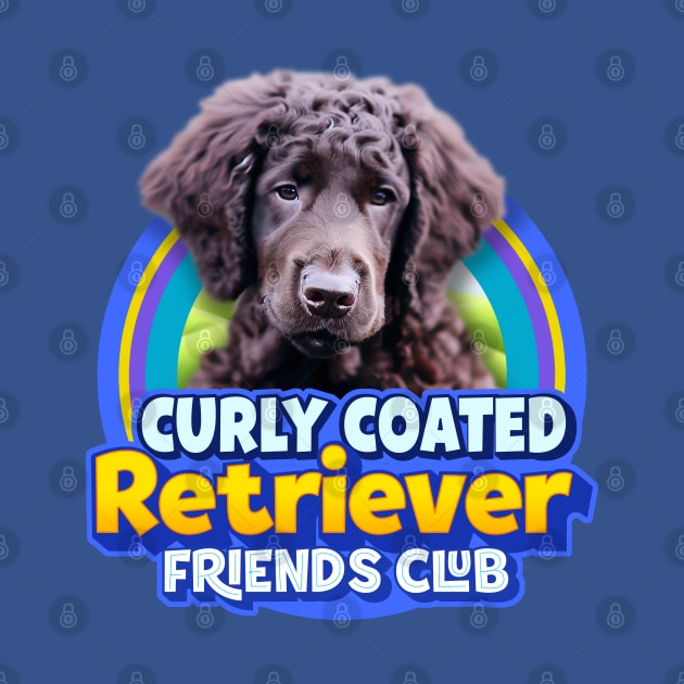 Curly Coated Retriever by Puppy & cute