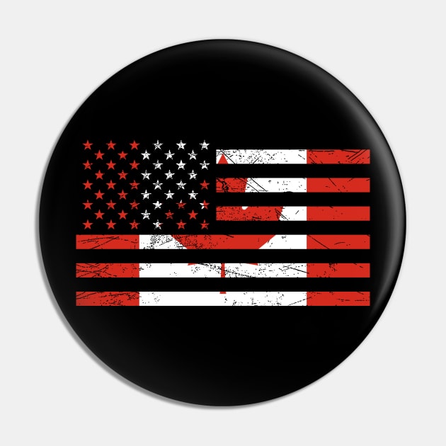 USA Canada Flag Pin by Mila46