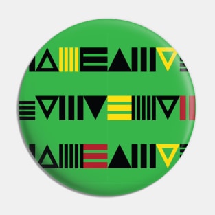 African pattern 4 Pin