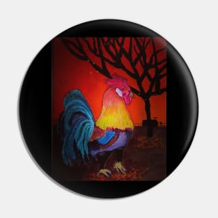 Rooster Pin