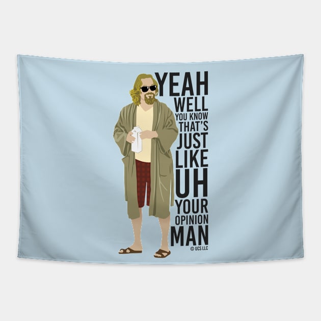 The Big Lebowski movie quote. Birthday party gifts. Officially licensed merch. Tapestry by SerenityByAlex