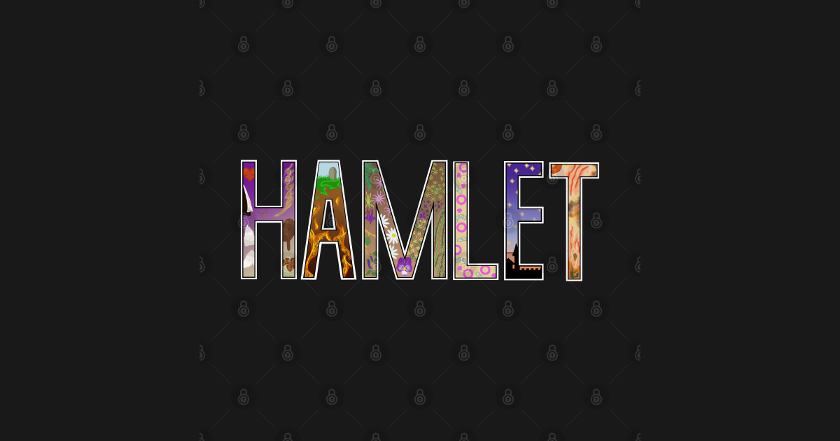HAMLET Symbolism Shakespeare Sticker TeePublic