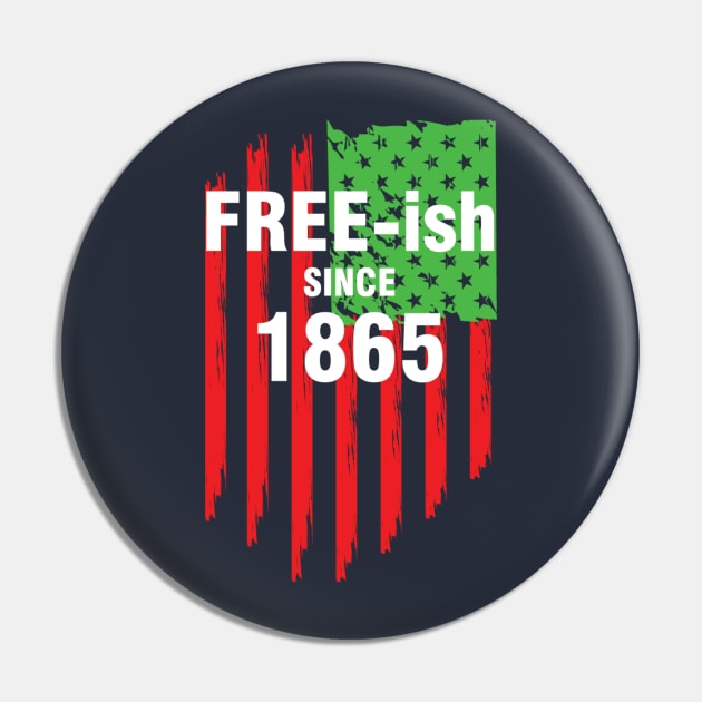 Freeish American Flag Pin by Blood Moon Design