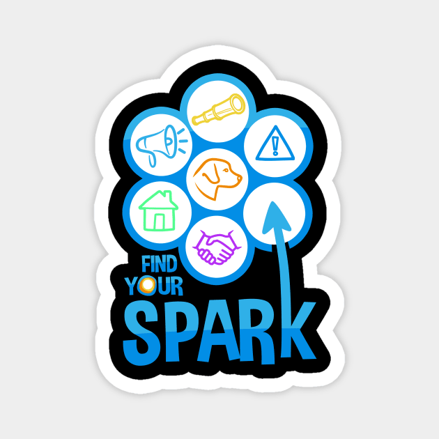 Find your Spark! Magnet by JayHai