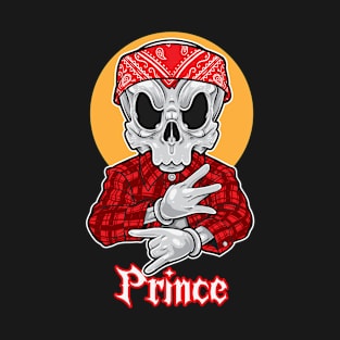 Skull Gangsta Prince T-Shirt