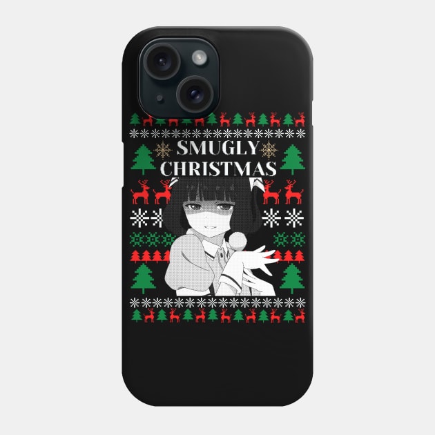 Smugly Christmas sweater Phone Case by Shirt Vibin