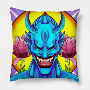 Blue Demon Pillow