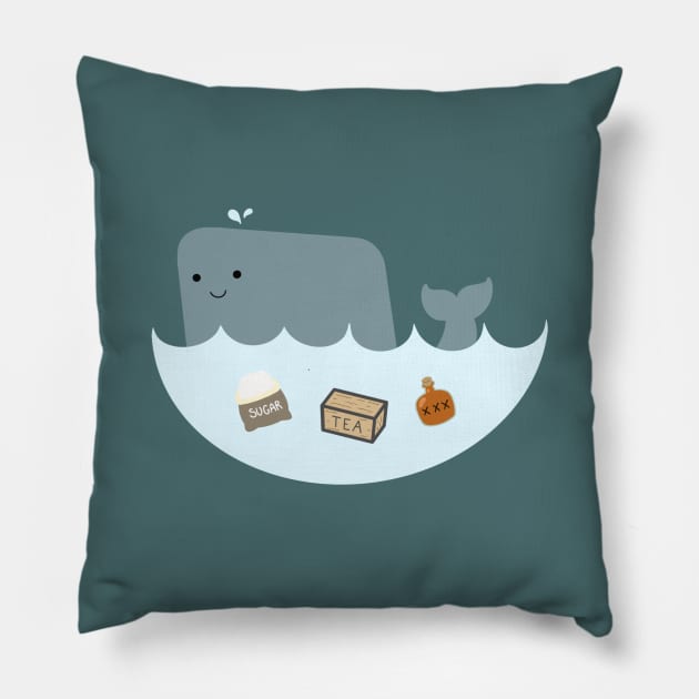 Billy of Tea fan club Pillow by GummiFrogArt