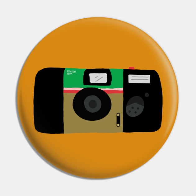 35mm Disposable Film Camera Pin by aaalou