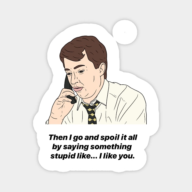 MARK CORRIGAN | THEN I GO AND SPOIL IT ALL Magnet by tommytyrer