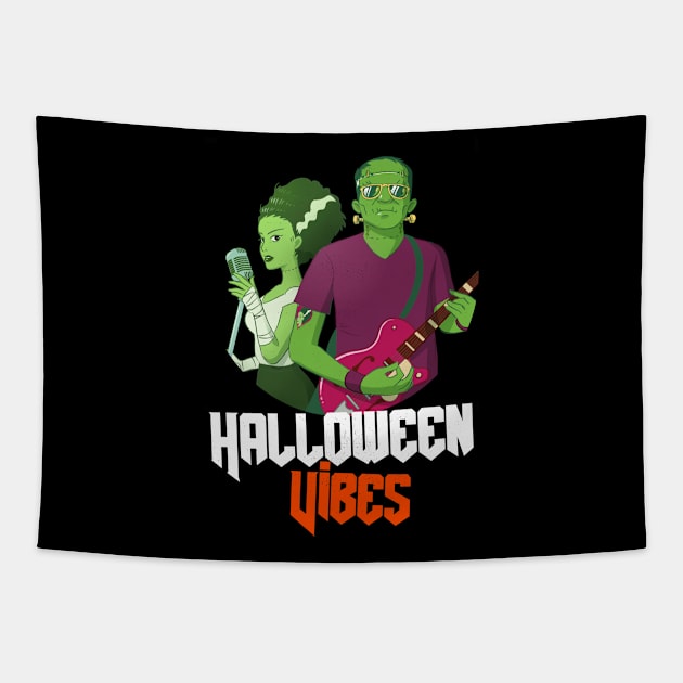 Halloween Vibes Tapestry by MCAL Tees