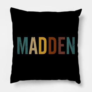 Graphic Madden Lovely Name Flowers Retro Vintage Styles Pillow