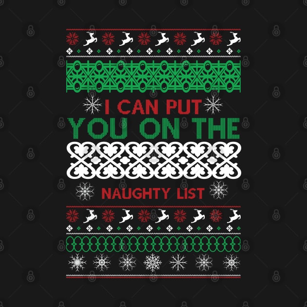 I can put you on the Naughty list by MZeeDesigns