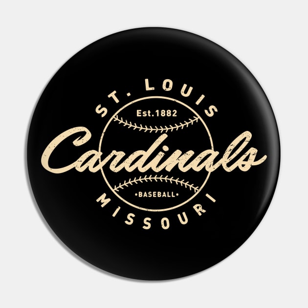 St. Louis Cardinals Vintage Logo Pin