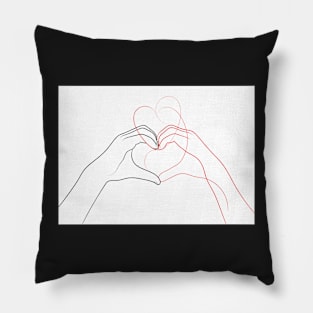 Finding Love In Familiar Places Pillow