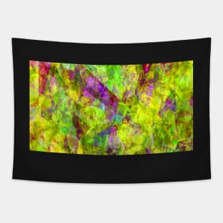 Yellow Shade Multi Coloured Abstract Tapestry