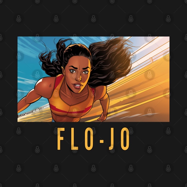 Flo-Jo, Florence Griffith Joyner by UrbanLifeApparel