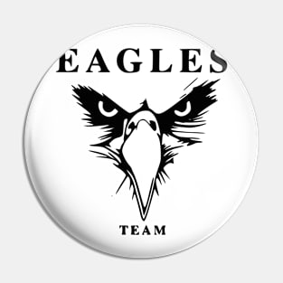 Eagle head face Pin