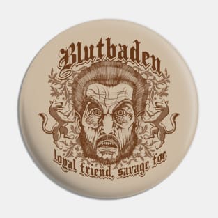 Blutbaden Sepia Sketch Pin