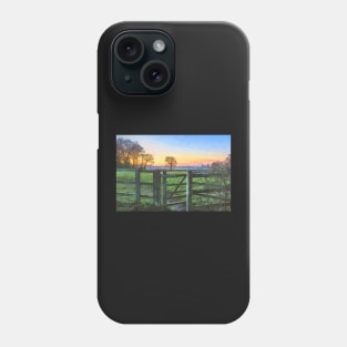 Gateway To A Winter Sunset Phone Case