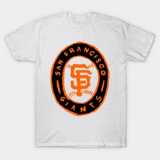 VTG '90S S.F. GIANTS FRONT PAGES T-SHIRT (RLSC)