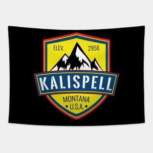 Skiing Kalispell Montana Tapestry