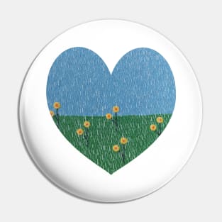 Yellow flower on a rainy day, flowers in a raindrop, no rain no flowers, rainy in my heart Pin