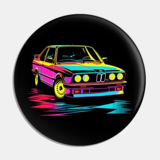 BMW E30 - Rainbow Pin