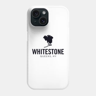 Whitestone, Queens - New York (black) Phone Case