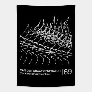 Van der Graaf Generator / Minimalist Graphic Artwork Fan Design Tapestry