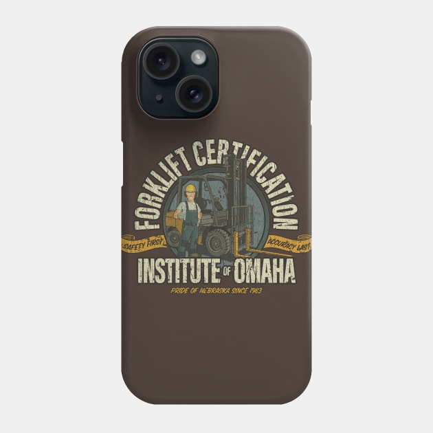 Forklift Certification Institute of Omaha 1983 Phone Case by JCD666