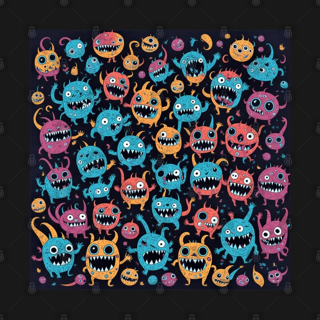 cute monsters halloween colors by A.S.P.E.D.I.A