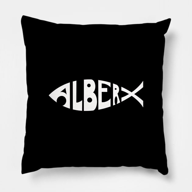 Albert Fish Pillow by @johnnehill