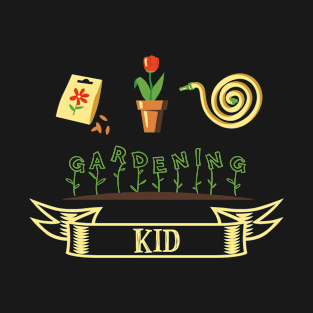 Cute Gardening Kid Vegetable Garden T-Shirt