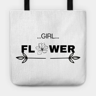 Girl Flower Tote