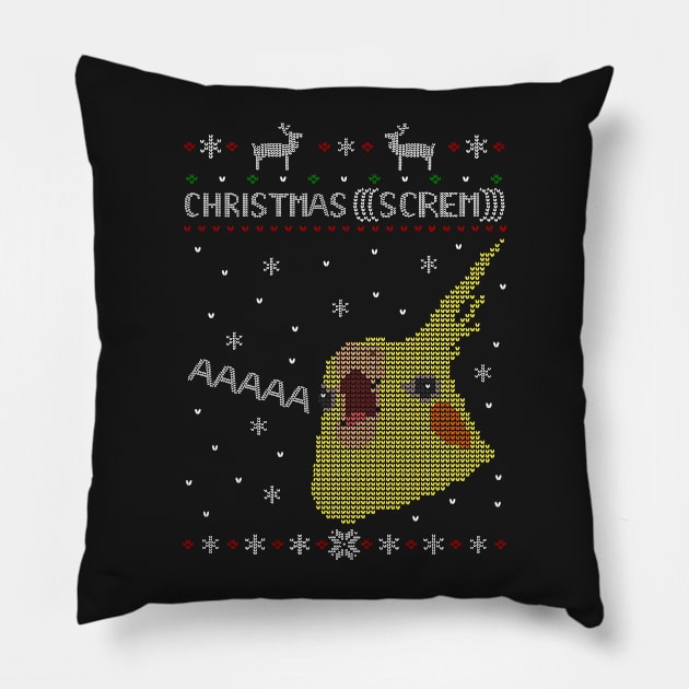 Christmas ((( SCREM ))) Pillow by FandomizedRose